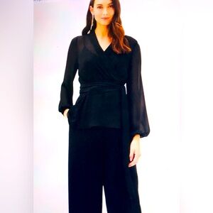 NWT Phase Eight Florentine Semi-Sheer Wrap Top